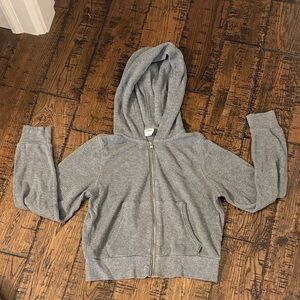 TNA Zip Hoodie in Heather Gray